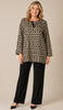COMPLETO DONNA RAGAZZA BLUSA FANTASIA PANTALONE JERSEY ELASTICO MARCA GIUNE ART. CM099