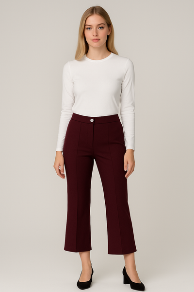 PANTALONE DONNA RAGAZZA CAPRI ELASTICO TASCHE MARCA BARBARELLA ART. 549P