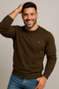 MAGLIONE UOMO TIMBERLAND BASICO GIROCOLLO LOGO LANA ART.TB0A2BFH