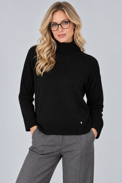 MAGLIONE DONNA RIVA TRICOT DOLCEVITA LANA ART. B315625A