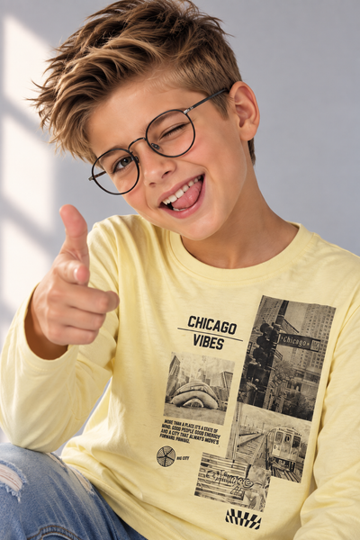 MAGLIA RAGAZZO LOSAN GIROCOLLO MANICA LUNGA STAMPA ART. L26WB0101