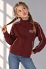 FELPA RAGAZZA LOSAN FULL ZIP TASCHE POLSINI JERSEY PESANTE ART. L26WG0512
