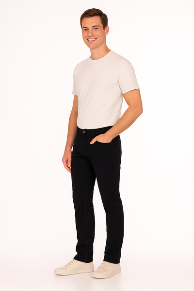 JEANS UOMO ZIP BOTTOBE TASCHE CLASSICO MEDIO MARCA WAMPUM ART.11204-1E85