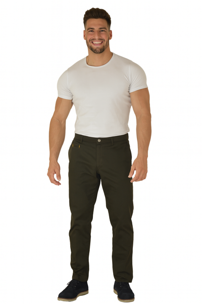 PANTALONI UOMO ZIP BOTTONE CINQUE TASCHE OPERATO MARCA LUIGI MORINI ART. GALLINO