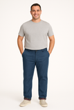JEANS PANTALONE UOMO A&P BIANCHI TASCHE PRANCESE ELASTICIZZATO ART. 00502