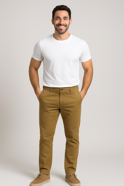 PANTALONI UOMO ZIP GANCIO TASCHE MICRO LAVORAZIONE REGULAR FIT MARCA LUIGI MORINI ART. IMOLA