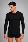 MAGLIA INTIMA UOMO RAGAZZO PURO COTONE FELPATO INVERNALE COLORATO MARCA FRAGI EVER ATR.755