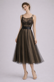 Vestito Claudia gil in tulle doppiato elegante cerimonia fusciacca