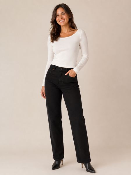 JEANS DONNA RAGAZZA PALAZZO CINQUE TASCHE ELASTICIZZATO MARCA TIFFOSI ART. 10056560