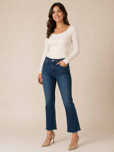 JEANS DONNA RAGAZZA ZAMPA CINQUE TASCHE MARCA TIFFOSI ART. 10052283