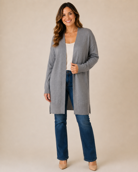 MAGLIONE DONNA RAGAZZA SPOLVERINO LUNGO LUREX MARCA GRIFFAI ART. 4129