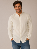 CAMICIA UOMO RAGAZZO COREANA LINO SLIM FIT MARCA URBAN RING ART. UR613004