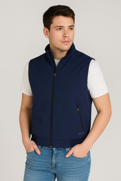 GILET UOMO FULL ZIP TASCHE ANTI VENTO FODERATO SEA BARRIER ART. DOLIVIO-14C
