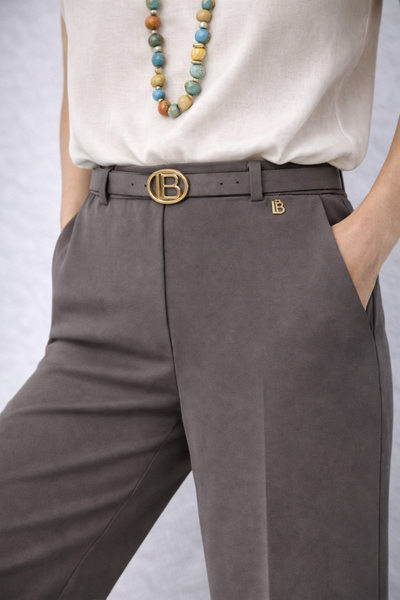 PANTALONE DONNA LAURA BIAGIOTTI JERSEY ELASTICO TASCHE CINTURA ART.26P18107