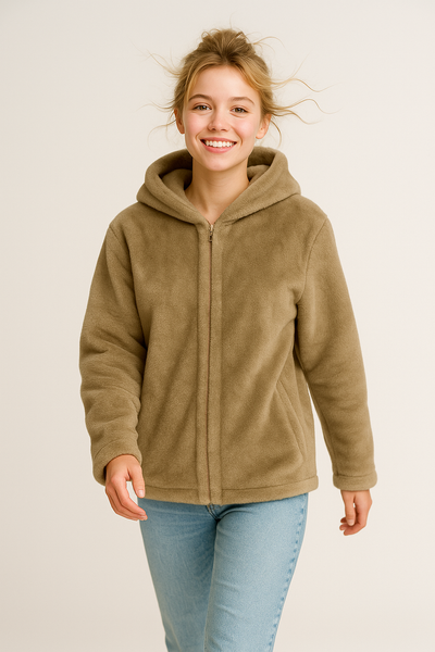 GIACCONE DONNA X-CAPE ECO PELLICCA CAPPUCCIO ZIP TASCHE ART. IPNOTIC