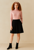 GONNA DONNA GRIFFAI CORTA SVASATA PLISSE MAGLIA ELASTICO ART. 5570