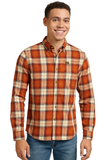 Superdry Camicia Rodrick Check Rusty m4010559a 7us, colore: Arancione