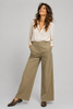 PANTALONE DONNA GRIFFAI PALAZZO VELLUTO TASCHE ELASTICO ART. DGF7487
