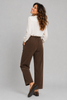 PANTALONE DONNA GRIFFAI CAPRI VELLUTO TASCHE ZIP BOTTONE ART. DGF7484