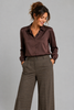 PANTALONE DONNA GRIFFAI PALAZZO FANTASIA QUADRI TASCHE ART. DGF7479