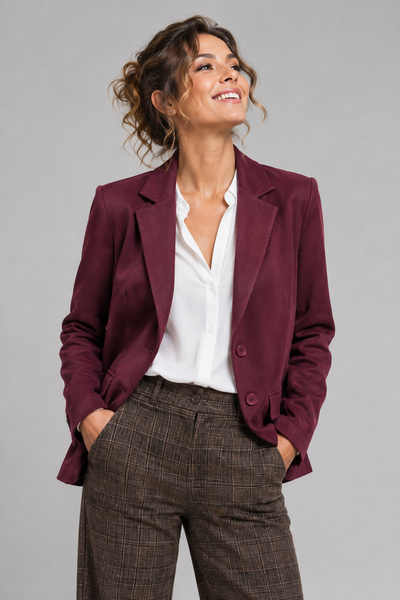 GIACCA DONNA GRIFFAI ECOPELLE SCAMOSCIATA SFODERATA BOTTONI ART. DGF7570