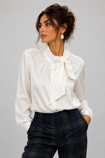 BLUSA DONNA GRIFFAI RASO MANICHE RAGLAN FIOCCO ART. DGF7580