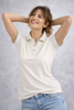 POLO DONNA VIRGINIA BLU MANICA CORTA PIQUE COTONE ART. MELA-06