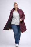 Giaccone Miroglio Luisa Viola Piumino sintetico taglia comoda pratico leggero art F!9900V0