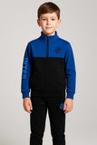 TUTA COTONE FELPATO TEMPO LIBERO BAMBINO RAGAZZO ZIP SQUADRA INTER ART. IF201135