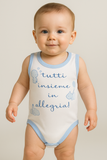 Body Ellepi neonato art AF5217 smanicato