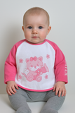 SET REGALO NEONATA MANGIAPAPPA COTONE MANICHE MARCA ROBY BABY ART. B5131