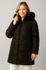GIACCONE DONNA VIRGINIA BLU TAGLIE OVER TRAPUNTATO ZIP BOTTONI CAPPUCCIO TASCHE ART. CONF-DARLA-41C