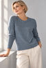 MAGLIONE DONNA SEASONS OF GRACE GIROCOLLO LAVORATO LUREX ART. 337
