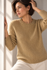 MAGLIONE DONNA  SEASONS OF GRACE GIROCOLLO COSTA INGLESE LUREX ART. 338