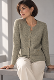 GIACCA DONNA SEASONS OF GRACE MAGLIA BOTTONI ART. 329