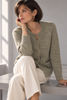 GIACCA DONNA SEASONS OF GRACE MAGLIA BOTTONI ART. 329