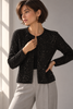 CARDIGAN DONNA SEASONS OF GRACE GIROCOLLO MICROPAILLETTES ART. 343