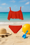 BIKINI BAMBINA RAGAZZA BRASSIERE PIZZO TRECCIA MARCA LOSAN ART.114 4004AL