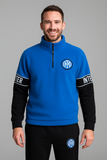 PIGIAMA TUTA TEMPO LIBERO UOMO RAGAZZO PILE CALDO ZIP SQUADRA INTER ART. IP101080