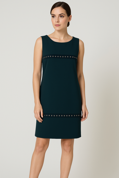 ABITO TUBINO DONNA RAGAZZA SMANICATO BORCHIE BRILLANTINI MARCA BARBARELLA ART.CIAD