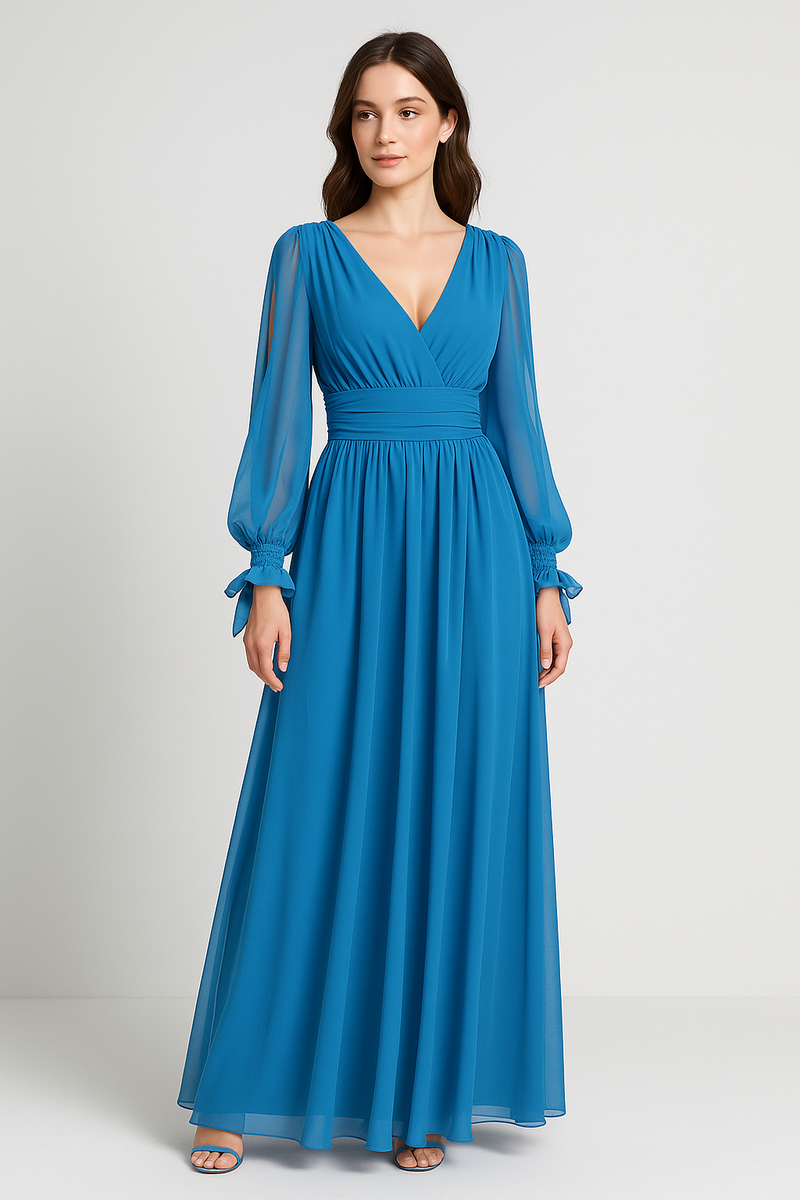ABITO DONNA ELEGANTE LUNGO MANICHE CERNIERA FODERA MARCA GRIFFAI ART. DGP3401