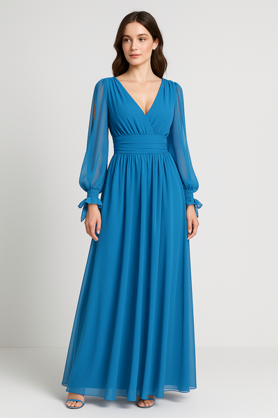 ABITO DONNA ELEGANTE LUNGO MANICHE CERNIERA FODERA MARCA GRIFFAI ART. DGP3401