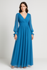 ABITO DONNA ELEGANTE LUNGO MANICHE CERNIERA FODERA MARCA GRIFFAI ART. DGP3401