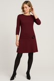 ABITO DONNA RAGAZZA SCOLLO TONDO MANICA TRE QUARTI MARCA FRALLA ART.15367
