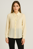 CAMICIA DONNA RAGAZZA VOLANT BOTTONI MARCA JENNIFER CLOSE ART. 1526