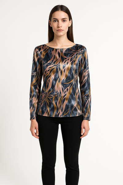 BLUSA DONNA RAGAZZA FANTASIA POLSINI MARCA FRALLA ART. CA25072