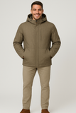 GIUBBINO UOMO SEA BARRIER ZIP BOTTONI TASCHE CAPPUCCIO ANTIVENTO ANTIPIOGGIA ART.BLEN