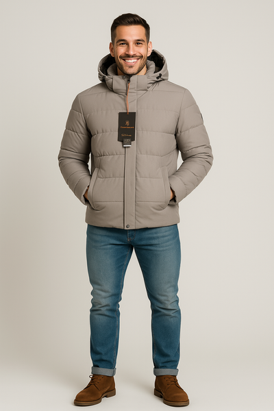 GIUBBINOUOMO SEA BARRIER ZIP TASCHE CAPPUCCIO POLSINI ANTIVENTO ANTIPIOGGIA ART.IMPERIA