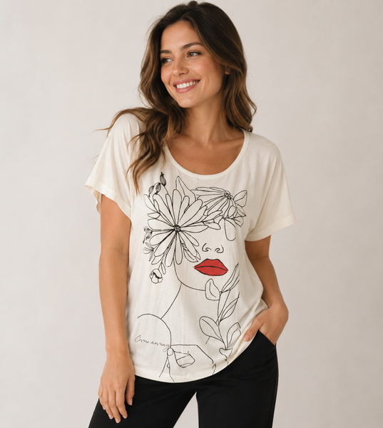 MAXIMAGLIA DONNA RAGAZZA STAMPA MARCA COVERI ART. DT3938