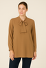 BLUSA DONNA RAGAZZA FIOCCO MANICA LUNGA MARCA LAURA BIAGIOTTI ART. 511505
